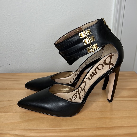 Sam Edelman Ankle Cuff Heels Size 9.5 - Picture 2 of 6